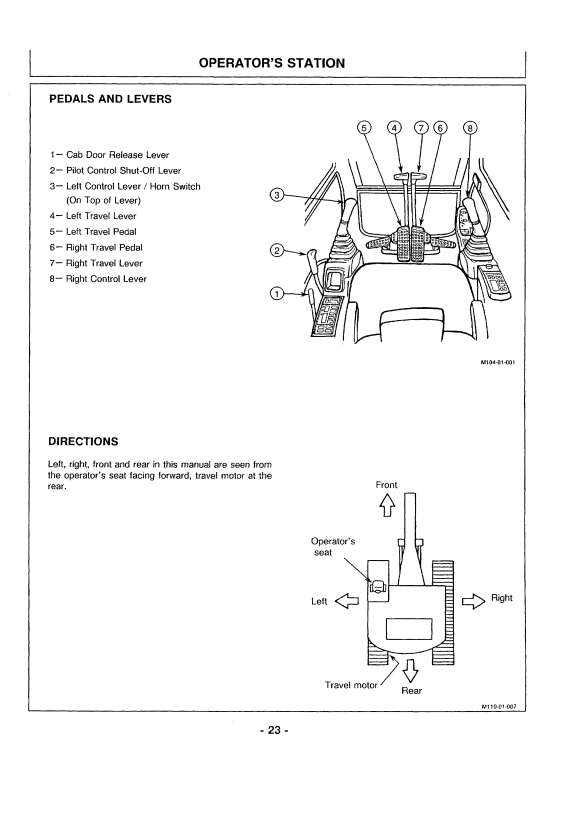 HITACHI EX300-2, EX300LC-2, EX300H-2, EX300LCH-2 EXCAVATOR OPERATOR MANUAL EM15KNA11