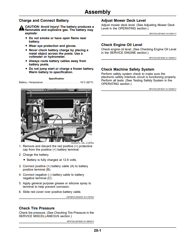 JOHN DEERE ZTRAK Z315E, Z320M, Z320R Z300 SERIES RESIDENTIAL ZERO TURN MOWER OPERATOR MANUAL OMUC45282E