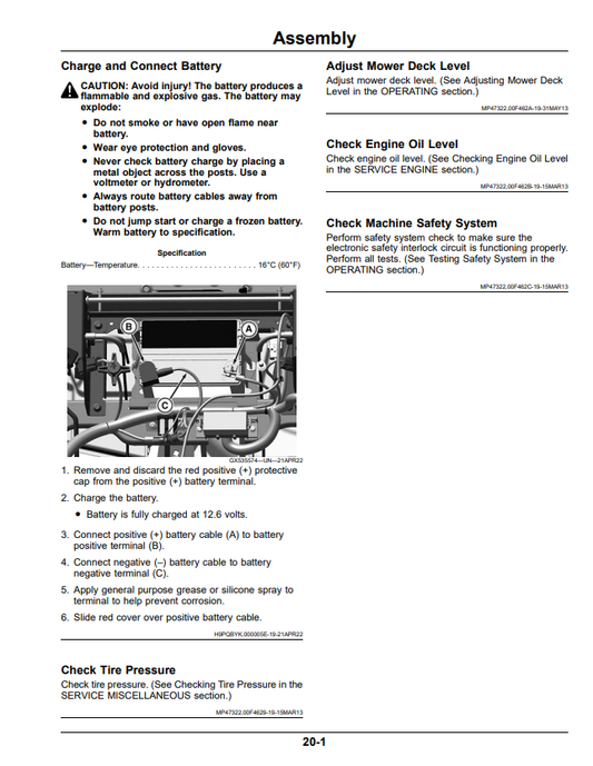 JOHN DEERE ZTRAK Z315E, Z320M, Z320R Z300 SERIES RESIDENTIAL ZERO TURN MOWER OPERATOR MANUAL OMUC45282E
