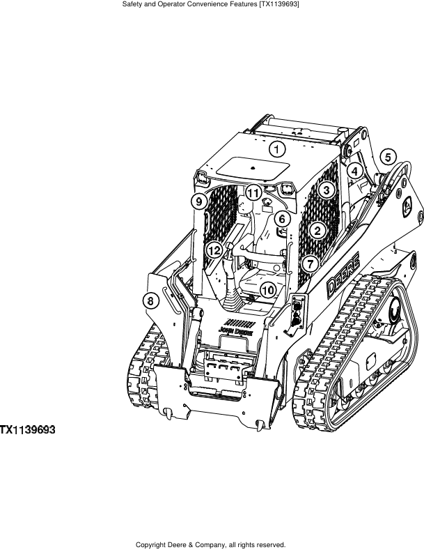 JOHN DEERE 319E AND 323E COMPACT TRACK LOADER OPERATOR MANUAL OMT306351