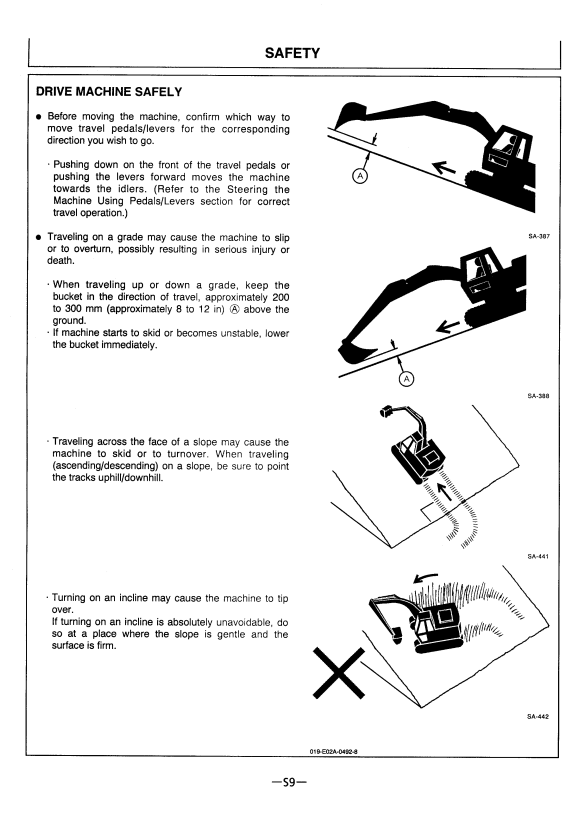 HITACHI EX300-3C, EX300LC-3C, EX310H-3C, EX300LCH-3C EXCAVATOR OPERATOR MANUAL EM15MNA11
