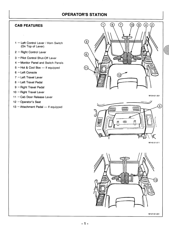 HITACHI EX300-3C, EX300LC-3C, EX310H-3C, EX300LCH-3C EXCAVATOR OPERATOR MANUAL EM15MNA11