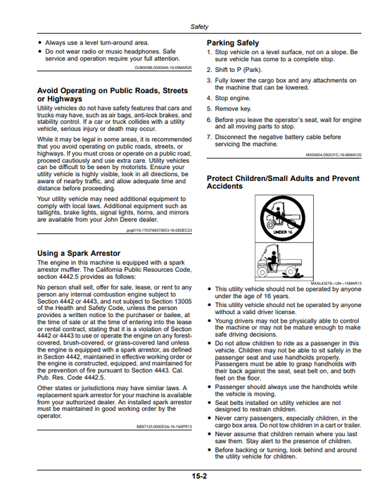 JOHN DEERE XUV825M S4 GATOR™ UTILITY VEHICLES OPERATOR MANUAL OMUC39565