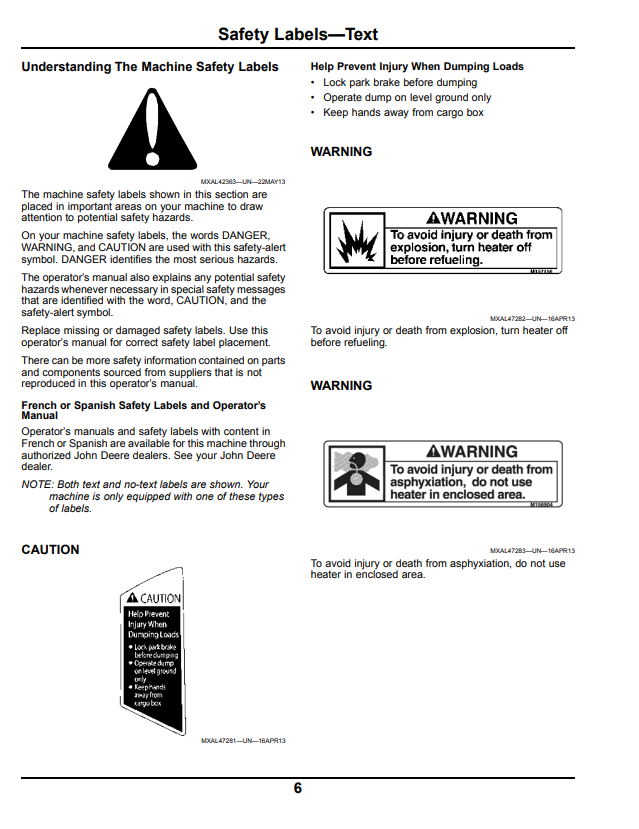 JOHN DEERE XUV 550 GATOR™ UTILITY VEHICLE OPERATOR MANUAL OMM173022