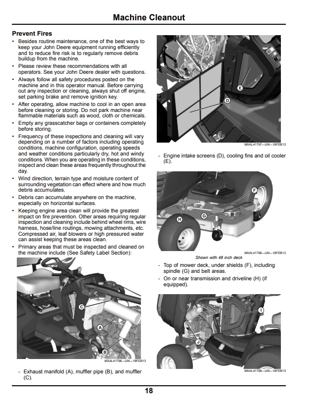 JOHN DEERE X750, X754 AND X758 TRACTOR OPERATOR MANUAL OMM170831