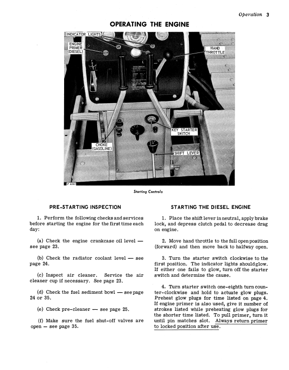 JOHN DEERE 1010 CRAWLER TRACTOR OPERATOR MANUAL OMT19258