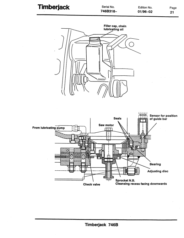 JOHN DEERE 746B HARVESTER HEAD OPERATOR MANUAL F044989