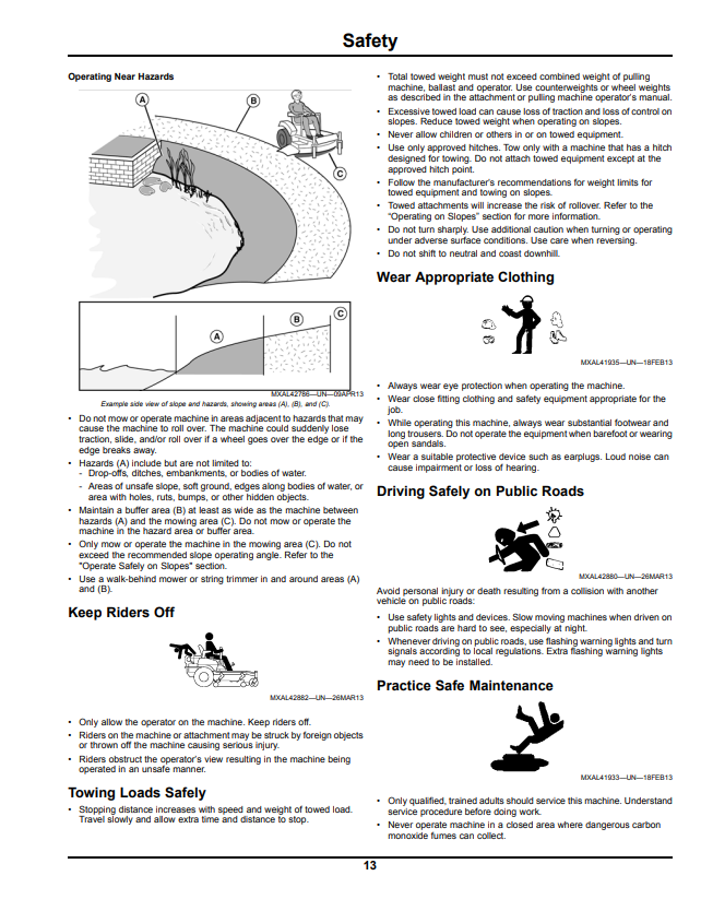 JOHN DEERE Z235 AND Z255, Z200 SERIES EZTRAK™ OPERATOR MANUAL OMM170184