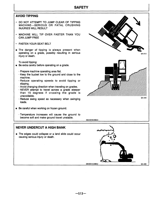 HITACHI EX230LC-5 EXCAVATOR OPERATOR MANUAL EM15SNA13