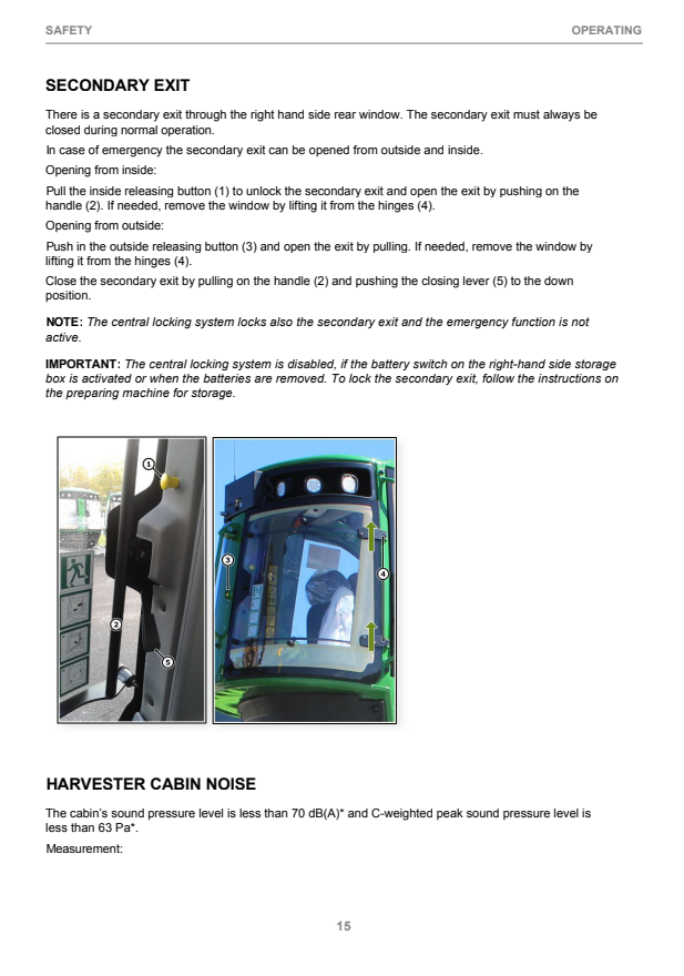JOHN DEERE 1470E CH9 INTERIM TIER 4 CTL HARVESTER OPERATOR INSTRUCTION MANUAL F685891GENI