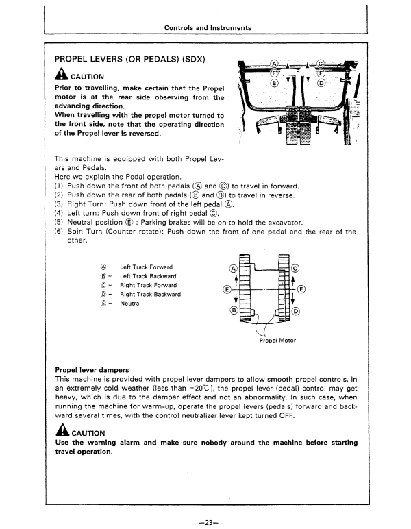HITACHI EX400, EX400LC, EX400H, EX400LCH HYDRAULIC EXCAVATOR OPERATOR MANUAL EM16475