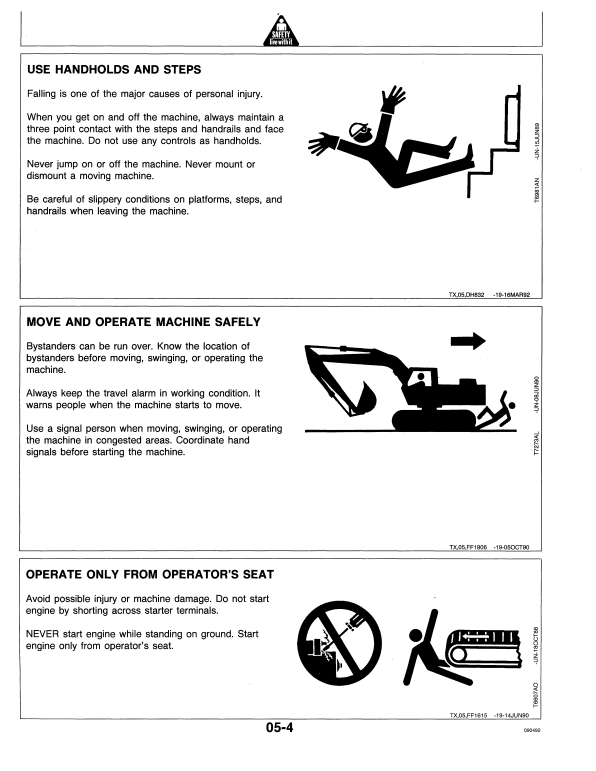 JOHN DEERE 892D-LC EXCAVATOR OPERATOR MANUAL OMT144583