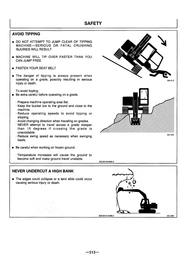 HITACHI EX400-3C, EX400LC-3C, EX450H-3C, EX450LCH-3C EXCAVATOR OPERATOR MANUAL EM16A11
