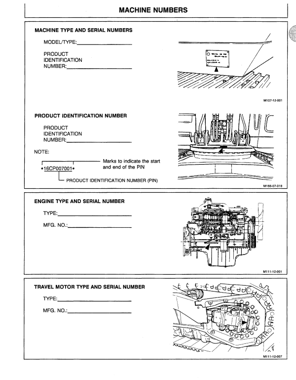 HITACHI EX400-5, EX400LC-5, EX450LC-5, EX450H-5, EX450LCH-5 EXCAVATOR OPERATOR MANUAL EM16C13