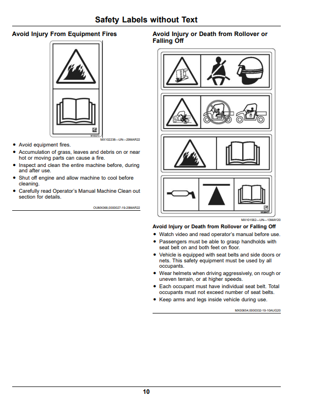 JOHN DEERE XUV 875M, XUV 875R GATOR™ UTILITY VEHICLES OPERATOR MANUAL OMUC42222