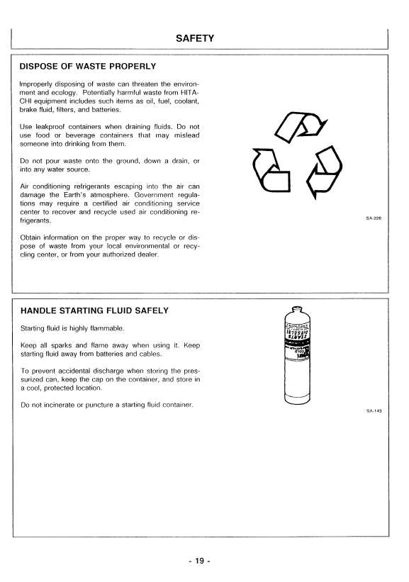 HITACHI EX550, EX550LC, EX550H, EX550LCH EXCAVATOR OPERATOR MANUAL EM17A11