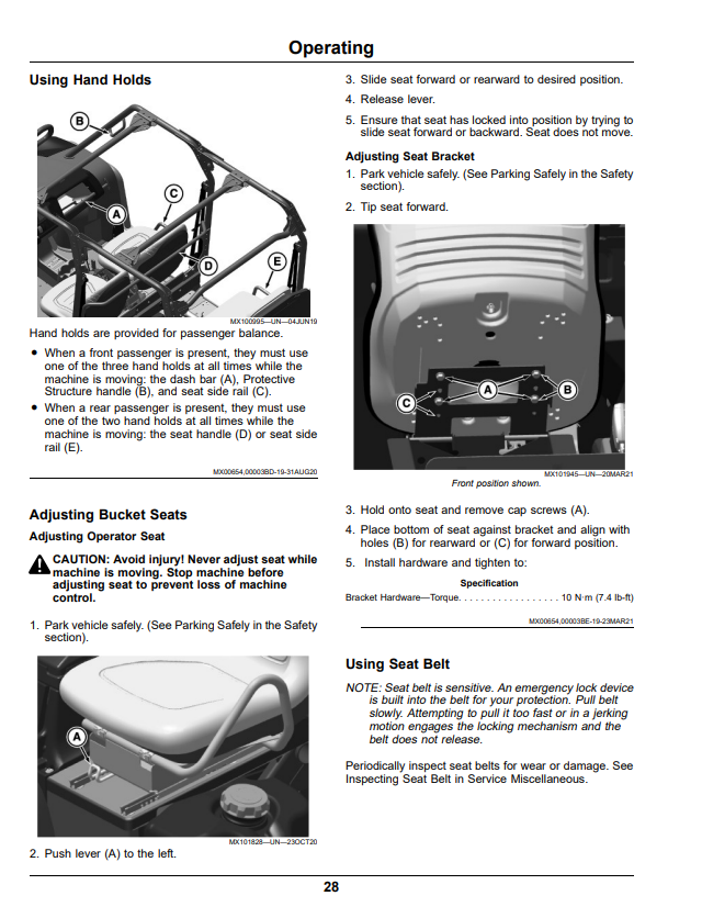 JOHN DEERE XUV825M S4 GATOR™ UTILITY VEHICLES OPERATOR MANUAL OMUC26678