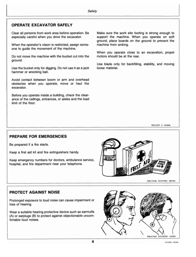 JOHN DEERE 15 EXCAVATOR OPERATOR MANUAL OMT83598