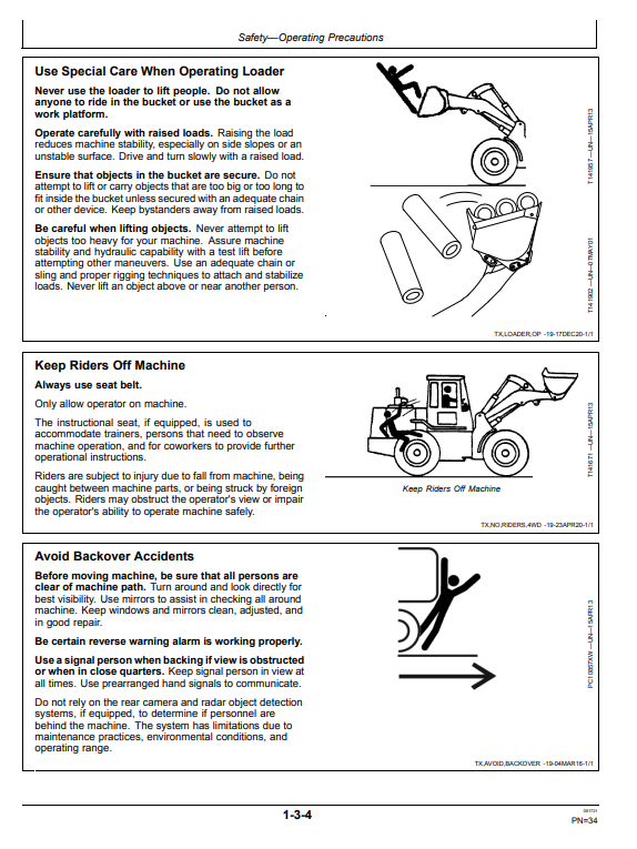 JOHN DEERE 624K LOADER OPERATOR MANUAL OMT231641