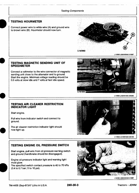 JOHN DEERE 2155, 2355N, 2355, 2555, 2755, 2855N, 2955 AND 3155 TRACTOR TECHNICAL MANUAL TM4436