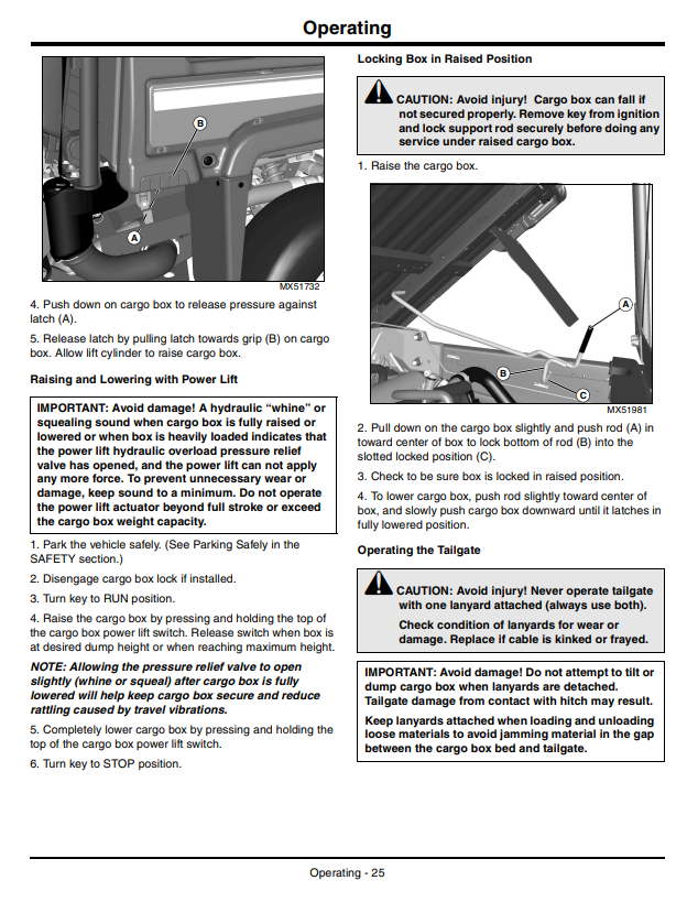JOHN DEERE GATOR™ UTILITY VEHICLE XUV 825I OPERATOR MANUAL OMM168319