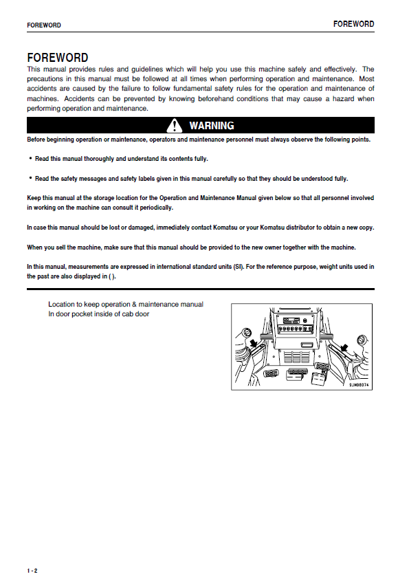 KOMATSU BULLDOZER D275AX-5 OPERATION & MAINTENANCE MANUAL PDF