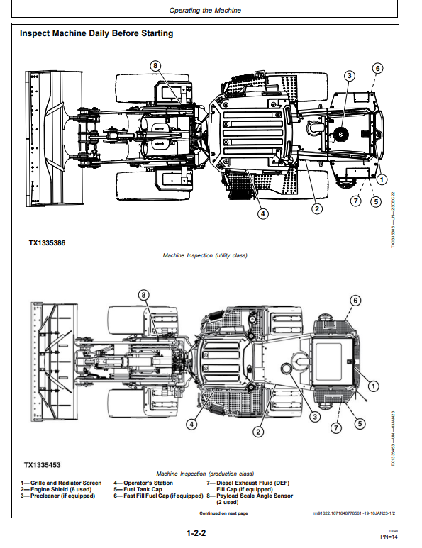 JOHN DEERE 4WD LOADER SMARTWEIGH OPERATOR MANUAL OMT477881X019