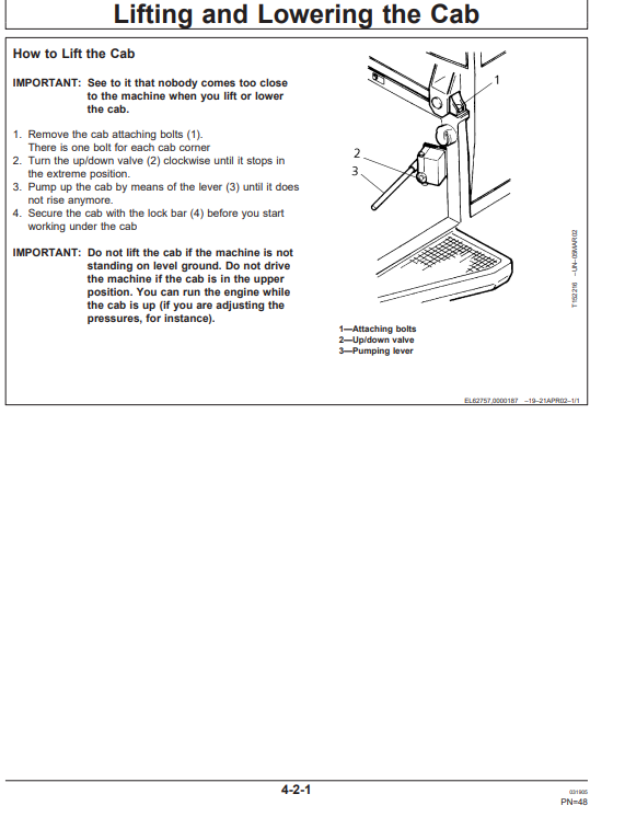 JOHN DEERE TIMBERJACK 1110D FORWARDER OPERATOR MANUAL OMF067081