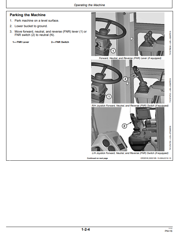 JOHN DEERE 4WD LOADER PAYLOAD SCALE OPERATOR MANUAL OMT433567