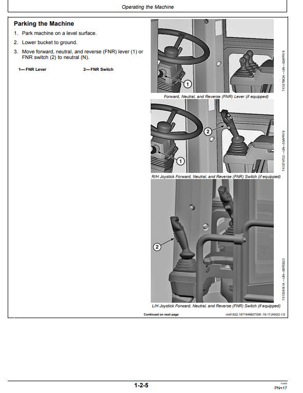 JOHN DEERE 4WD LOADER SMARTWEIGH OPERATOR MANUAL OMT477881X019