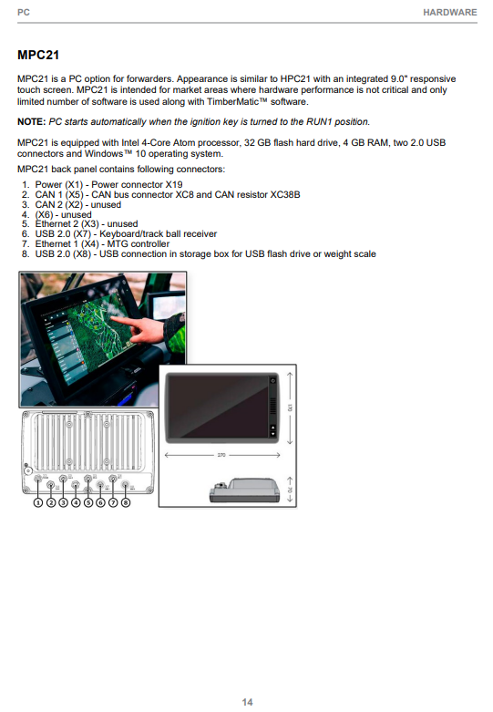 JOHN DEERE TIMBERMATIC F-12 OPERATOR INSTRUCTION MANUAL F074240