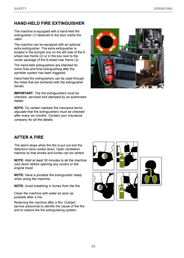 JOHN DEERE 1270E INTERIM TIER 4 CTL HARVESTER OPERATOR INSTRUCTION MANUAL F674311GENI