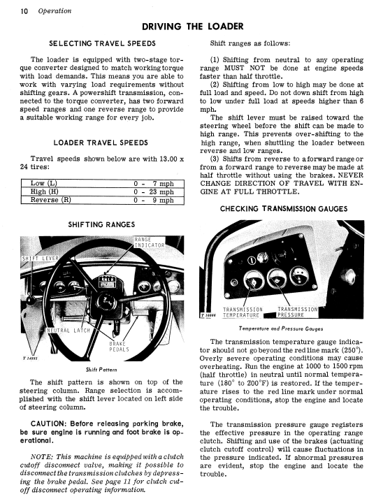 JOHN DEERE JD544 LOADER OPERATOR MANUAL OMT32532