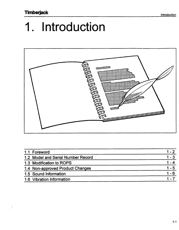 JOHN DEERE TIMBERJACK 360/460 SKIDDER OPERATOR MANUAL F277892