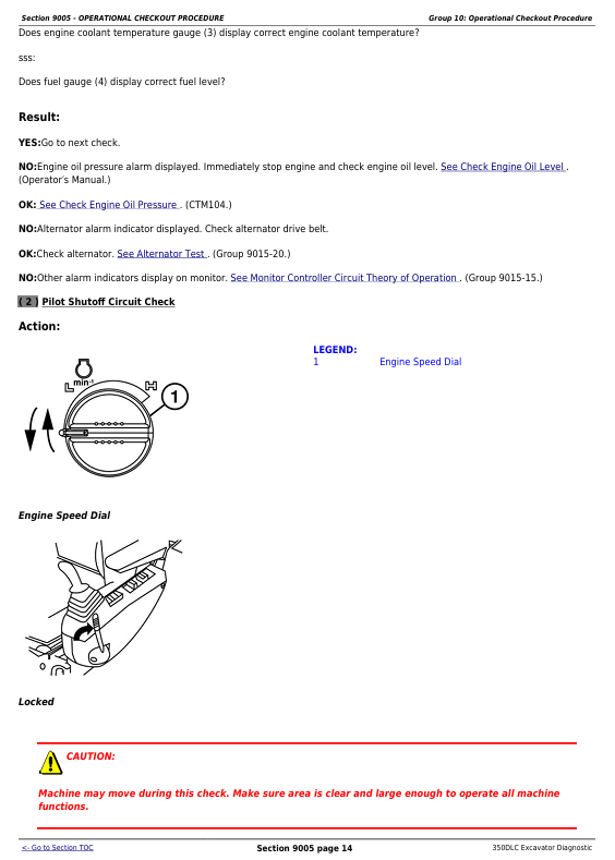 JOHN DEERE 350DLC EXCAVATOR DIAGNOSTIC OPERATION AND TEST MANUAL TM2359