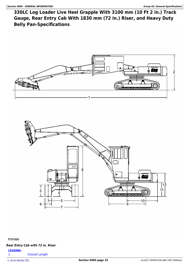 JOHN DEERE 200LC, 330LC, 370 EXCAVATOR LOGGER DIAGNOSTIC OPERATION AND TEST MANUAL TM1827