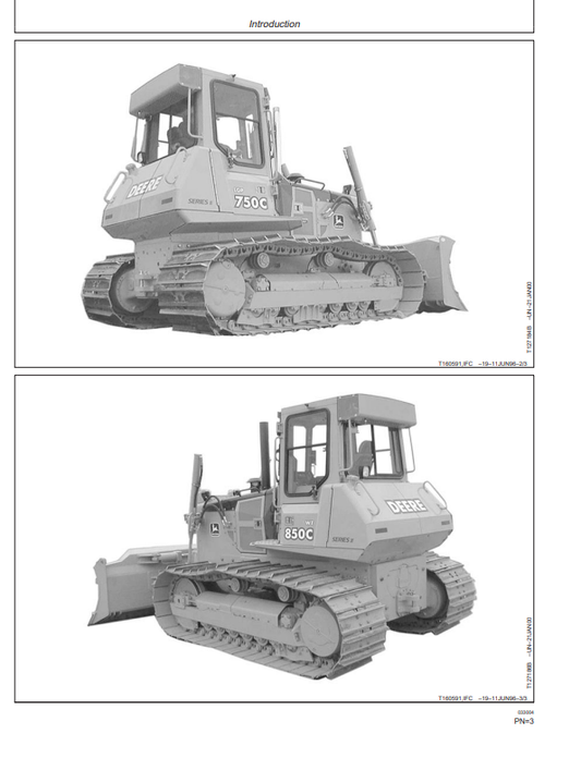 JOHN DEERE 750C SERIES II AND 850C SERIES II CRAWLER DOZER OPERATOR MANUAL OMT184778