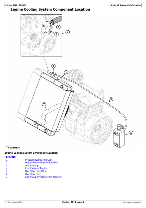 JOHN DEERE 304J LOADER OPERATION, MAINTENANCE & DIAGNOSTIC TEST SERVICE MANUAL TM11216