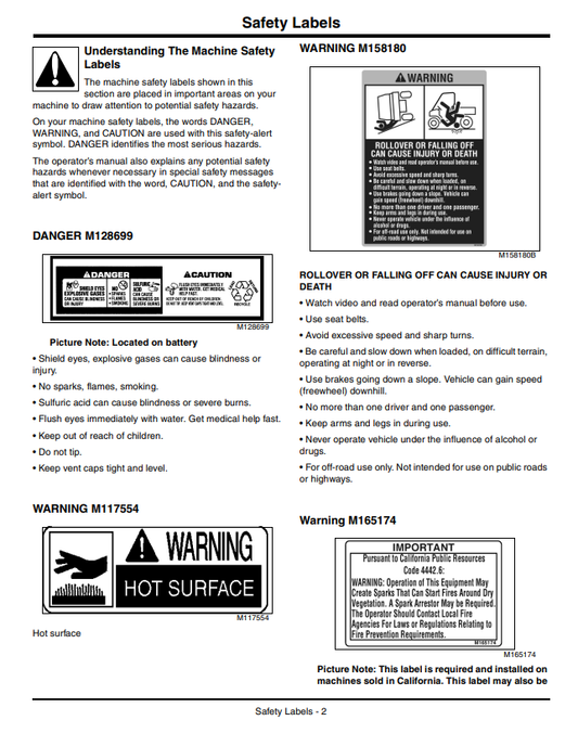 JOHN DEERE GATOR™ UTILITY VEHICLE XUV 855D S4 OPERATOR MANUAL OMM168322