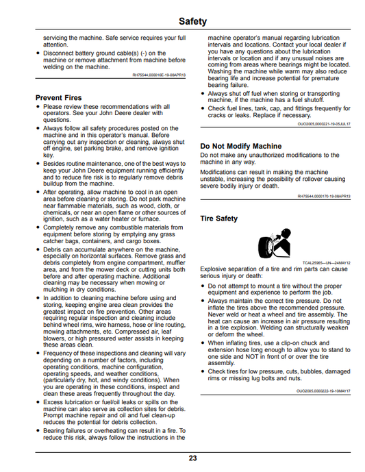 JOHN DEERE XUV590E, XUV590M, XUV590E S4, XUV590M S4 GATOR™ UTILITY VEHICLE OPERATOR MANUAL OMUC17100