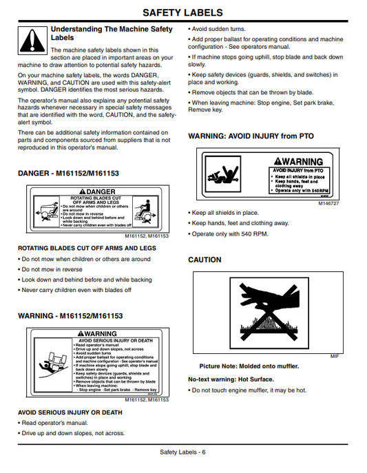 JOHN DEERE X740, X744, X748, X749 ULTIMATE SERIES TRACTOR OPERATOR MANUAL OMM162946