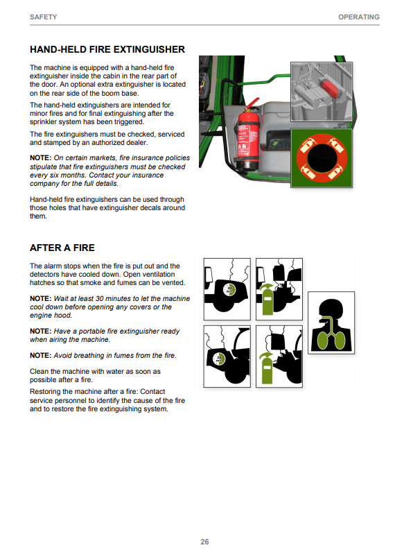 JOHN DEERE 1110G / 1210G / 1510G FINAL TIER 4 ROTATING & LEVELING CABIN OPERATOR MANUAL F697700