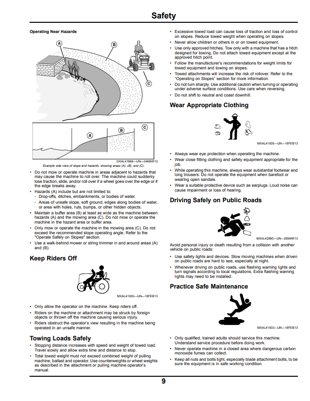 JOHN DEERE Z525E AND Z540R ZTRAK™ OPERATOR MANUAL OMUC11824