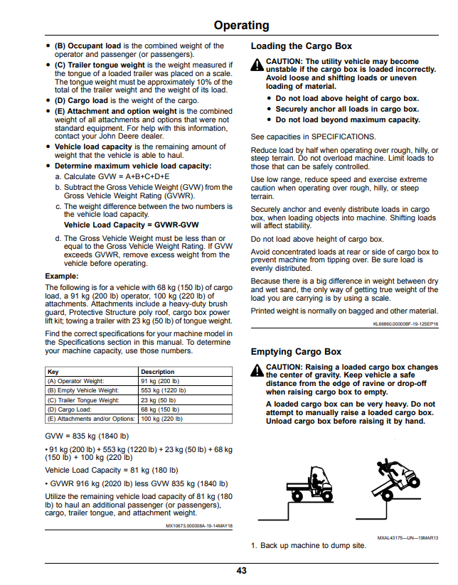 JOHN DEERE XUV590E, XUV590M, XUV590E S4, XUV590M S4 GATOR™ UTILITY VEHICLE OPERATOR MANUAL OMUC17100