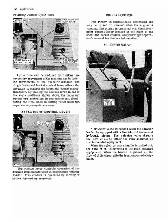 JOHN DEERE JD 450 CRAWLER LOADER OPERATOR MANUAL OMT23810