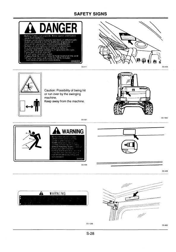 HITACHI EX75UR-3 EXCAVATOR OPERATOR MANUAL EM10VEN13