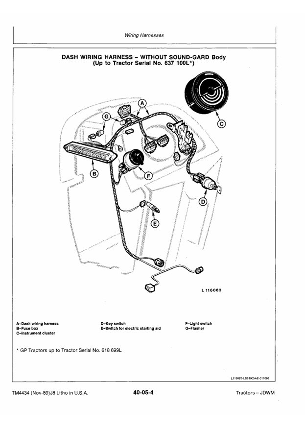 JOHN DEERE 2355, 2555, 2755 AND 2855N TRACTOR REPAIR MANUAL TM4434