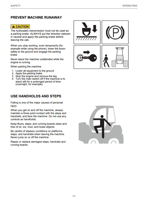 JOHN DEERE 1270G FINAL TIER 4 CTL HARVESTER OPERATOR INSTRUCTION MANUAL F700263