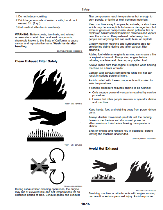 JOHN DEERE 4LZ-13 (S760) GRAIN COMBINE, 4YL-8A (S760) AND 4YL-12 (S760) CORN COMBINE OPERATOR MANUAL OMHXE164282TC
