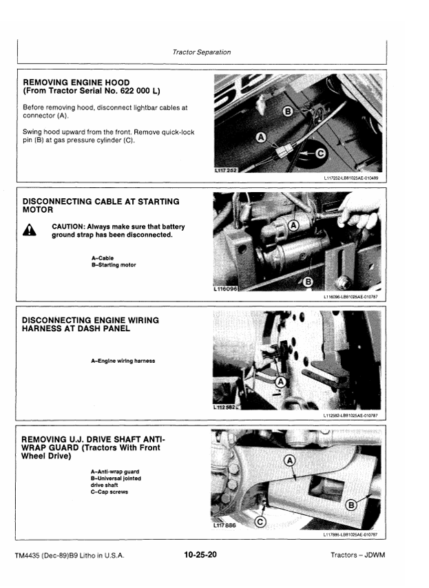 JOHN DEERE 2155 AND 2355N TRACTOR REPAIR MANUAL TM4435